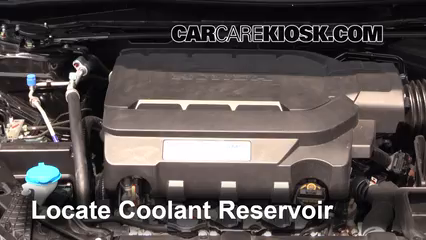 2014 Honda Accord EX-L 3.5L V6 Sedan Refrigerante (anticongelante) Controlar nivel de líquido